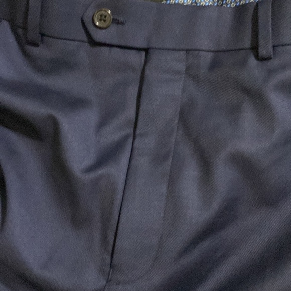 Ralph Lauren Men's Dark Blue Dress Pants wool office event casual luxury soft - Picture 8 of 11